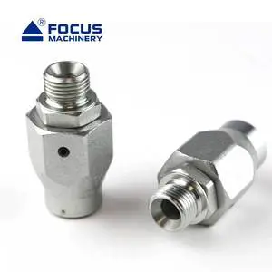 Stainless Steel Carbon Steel Threaded Rotary Swivels Union High Pressure Water Hydraulic Live Swivels Joint