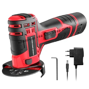 300W Portable Lithium Brushless Small Angle Grinder Home DIY Polishing Machine Rechargeable Cordless Mini Electric Angle Grinder