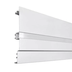 Temper Double Eyelid Linear Lamp for Living Room Ceiling Aluminum Groove Top Corner Plaster Line Lamp Slot-Free Design