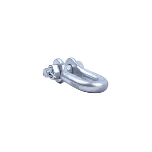 China Factory Wholesale U Shaped Shackle Electric Galvanized Steel Drop Forged Screw Pin D Anchor Shackle Hardware Accessory