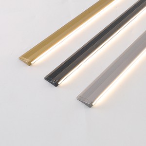 Ultra-thin Surface Mounted Slot-free LED Contour Aluminum Lamp 45 Degree Oblique Cabinet Light Dimmable High CRI 90 Touch