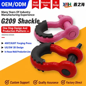 Custom Oem Stainless Steel 316 Screw Pin Bow Shackle Anchor Shackle Marine Grade Shackle