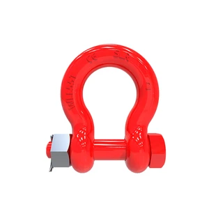 High Strength Forged Alloy Steel Bolt Shackle Dee Shackle Design For Mining And Heavy Industry Applications