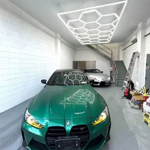 Hot-selling 6500K Bee Hive Lighting Hexagon Club Roof Light Detailing Working Lights for Garage Hex Lamp 15 Grid