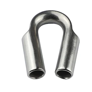 Super Supplier Modern Style Stainless Steel Wire Rope Thimbles Tube Type Thimble Cable Thimbles Marine Grade Rigging