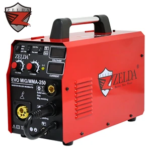 Professional 220V 250A MIG Multifunctional Welding Machine 4 in 1 Mig Mag Solda Tig MMA New Condition
