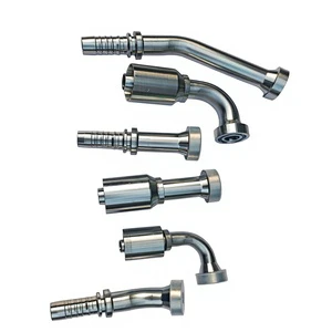Hydraulic Rotary Union Joint Compact High Pressure Anti-Loosening Hydraulic Hose Connector 45# Steel/Stainless Steel for