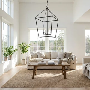 YH Kitchen Island Lighting Pendant Hanging LED Modern Brass Nordic Lamp Dining Room Bar Living Room High Ceiling Chandelier