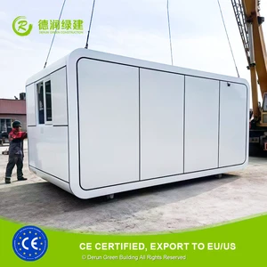 Windproof Heavy Duty Modern Garden Room with Integrated Air Conditioner and Lighting for Glamping Resort Camp Accommodation 20