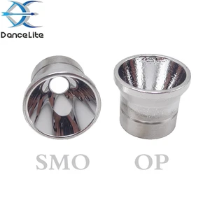 26.5MM Small Aluminum LED Flashlight Reflector Smooth Orange Peel Torch Light Cup (SMO / OP)