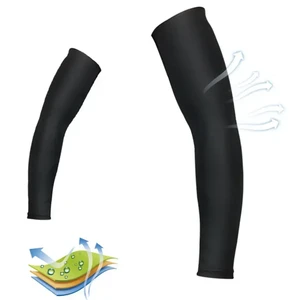 Best Fabric Selling Men's Compression Arm Sleeves High Quality Latest Design Seamless Feature Hot Sale Factory Sets