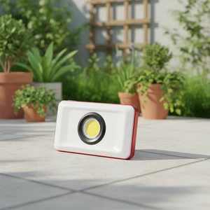 Rechargeable 1200 Lumen COB Work Light Dimmable Portable IP66 Waterproof Hotel Workshop Residential Office Garden Road Landscape