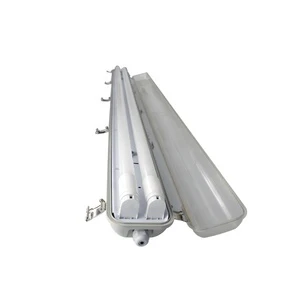 IP65 Waterproof 2x18W PC LED Tri-Proof Light Fixture with 2 Tubes for Store Fixtures
