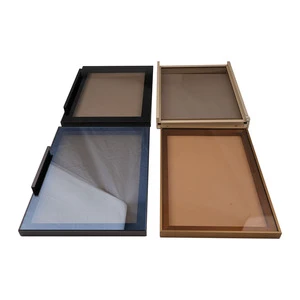 Aluminum Profile Lightbox Picture Mirror Frame Recessed Square LED Aluminium Extrusion Profile