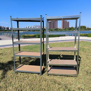 180cm X 90cm X 40cm Metal Adjustable Garage Racking Stainless Steel Shelf Boltless Steel Rack
