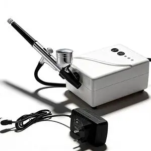 Linhaiveta Air Brush Gun Spray Cake Decorating Airbrush Kit with Compressor for Nail Art
