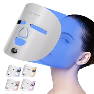 Hello Face M500 Professional Face Red LED Light Therapy Pad with 630nm/850nm NIR Pulse Mode for Skin Repair & Pain Relief