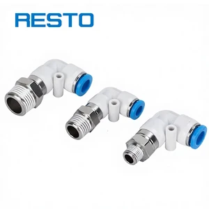 NRL4-M6 360Degree HighSpeed Rotary Joint Fittings Bent Connector KSL16-03One TouchPneumatic Connector Fitting Sleeve Joint RESTO