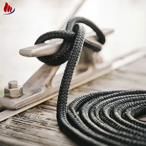 1/4 5/16 3/8 1/2 5/8 3/4 Inch Super Nylon Double Braided Rope Anchor Line With Stainless Steel Thimble Marine Yacht Boat Rope
