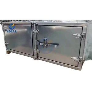 Heavy-duty 60-inch X 18-inch X18-inch Aluminum Tool Box Flatbed Double-door Barndoor Style Trailer with Lockable Tool Box