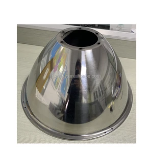 Hot Selling Stainless Steel Lampshade Metal Light Reflector by Metal Spinning