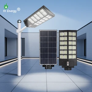 Solar Street Led Outdoor Lights Lamp All in One Flood Ip65 Road Integrated Streetlight