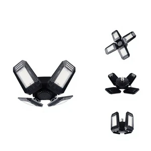 High Bay Light 120W LED Deformable Garage Ceiling Lights for Basement Barn Workshop