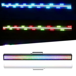 QSE Lighting 720 LED Long Bar Strobe Light RGBW Beam DMX Pixel Control Aluminum Alloy Dimmable Disco Flash For Club Bar