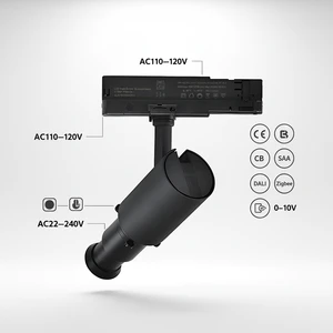 New Products logo Fixed Focus 45 Degree 20W 25W 30W High CRI LED Contour Profile Spotlight for Museum - High Quality