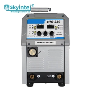 New 250A Heavy Duty MIG Welder MIG-250 Inverter Welding Machine Gasless Flux Core 0.8mm Wire Stainless Steel MAG Welder