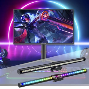 Modern USB Rechargeable LED Office Lamp Touch Control Adjustable Color Temperature Dimmable Hanging Light Smart Home Features