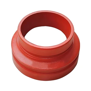 DN89*42 Red Ductile Iron Reducer, Suitable for Fire Protection and HVAC Systems