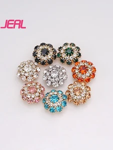 Designer New Sparkly Rhinestone Button Covers Zinc Alloy Removable Buttons & Cufflinks Plating Technics Dress Shirt Clip