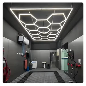 Auto Detailing Workshop Car Body Repair Car Wash Honeycomb Led Light Garage Car Detailing Light