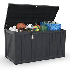 Deck Box Indoor And Outdoor Storage Boxes Waterproof For Garden Deck Box