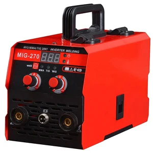 MIG 270 3-In-1 IGBT MIG Welding Machine 110V 220V Multifunctional Gasless Stainless Steel Welder