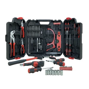 96 Pcs Car Repair Hand Tool Set CR-V Material OEM Available Plastic Box Packaging 180 Days Warranty