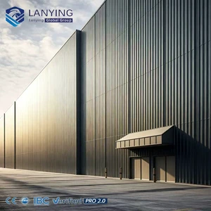 Modular Steel Structure Warehouse, Customized Industrial Workshop Steel Building