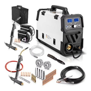 German Brand CO2 Gas MAG ARC MMA Lift TIG MIG Pulse Welder 220V Aluminum Welding Machine for Stahl Werk MIG160