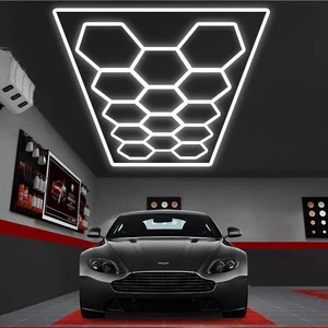 Honeycomb LED Waterproof White IP20 Rated Workstation Light for Gym Barber Shop Car Wash Shop