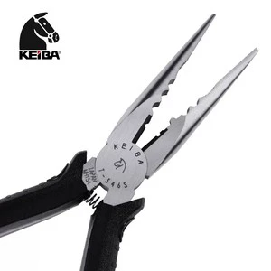 Japanese KEIBA Precision Needle Nose Pliers 6 Inch Chrome Vanadium Steel Electrician Tool Dropshipping Wholesale
