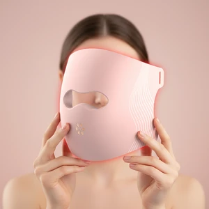 3D Led Face Facial Mask Near Infrared and Red Light Therapy Mask Devices 850nm Light Therapy Silicone Led Beauty Mask