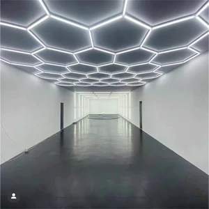 New Trend Easy Install Garage Light Hexagonal LED Light Garage Use Long Strip Ceiling Light for Workshop