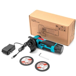Hot Sale DIY OEM/ODM Professional 12V Cordless Brushed Multi-Function 3 Inch Battery Angle Grinder for Polishing Cutting