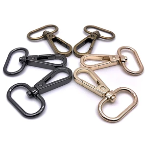 Wholesale Zinc Alloy Customized Color Swivel Bag Handbag Purse Shoulder Strap Belt Clasp Clip Trigger Buckle Key Lock Collar