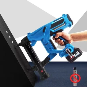 Cordless Lithium Battery Brushless Motor Nail Gun for Industrial & DIY Use 2.0AH 100 Nails/Min 1-2.5in Nail Length