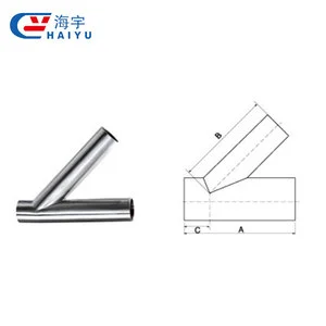 Customized Size Shape Stainless Steel Sanitary Plumbing Materials Sanitary Pipe Fitting