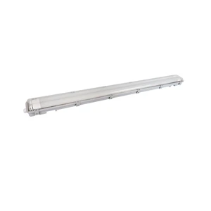 Powerful Reliable Tri-Proof High-Output Industrial Linear Ceiling Light Waterproof IP65 Dust-Tight 2X58 4100K for Warehouses
