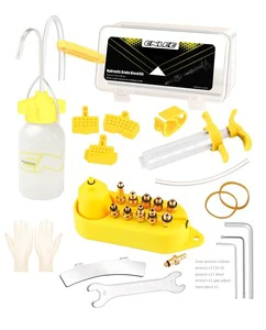 Professional Universal Bike Hydraulic Disc Brake Bleed Kit Bicycle Mineral Oil Repair Tool Set