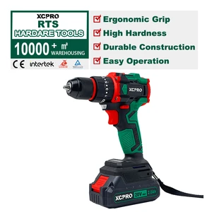 20V Wireless Screwdriver Drill Power Batteries Cordless Drill Brushless Compact Impact Drill For Wall Concrete Drilling